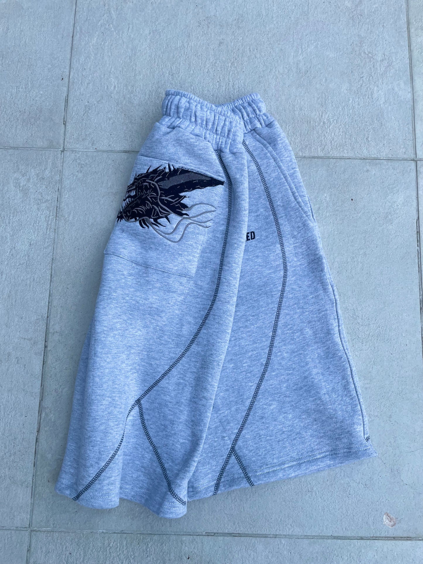 Shoxed dragon shorts
